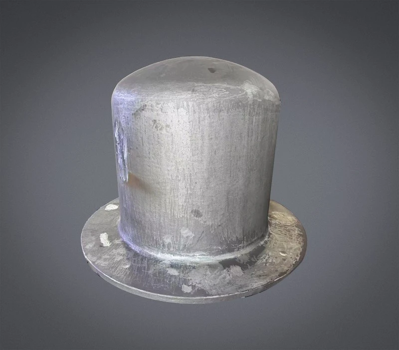 Magnesium smelting crucible 2